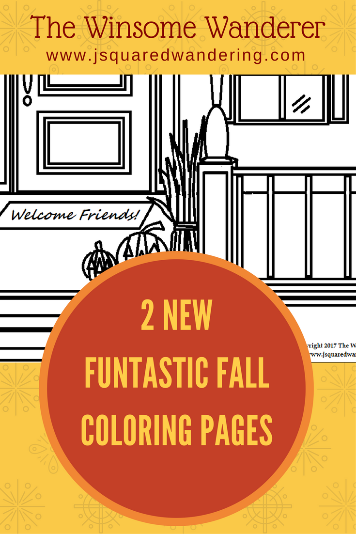 Free Downloadable Fall Porch Coloring Page - The Winsome Wanderer