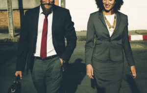 female in business suit